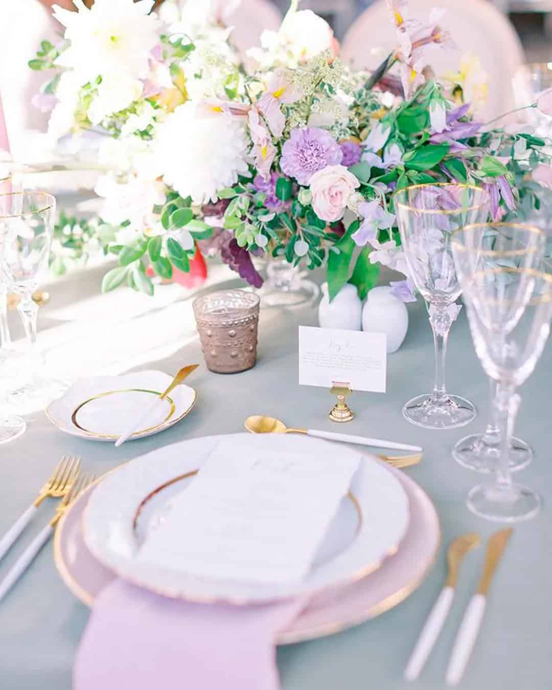 Wedding Table Setting Decor