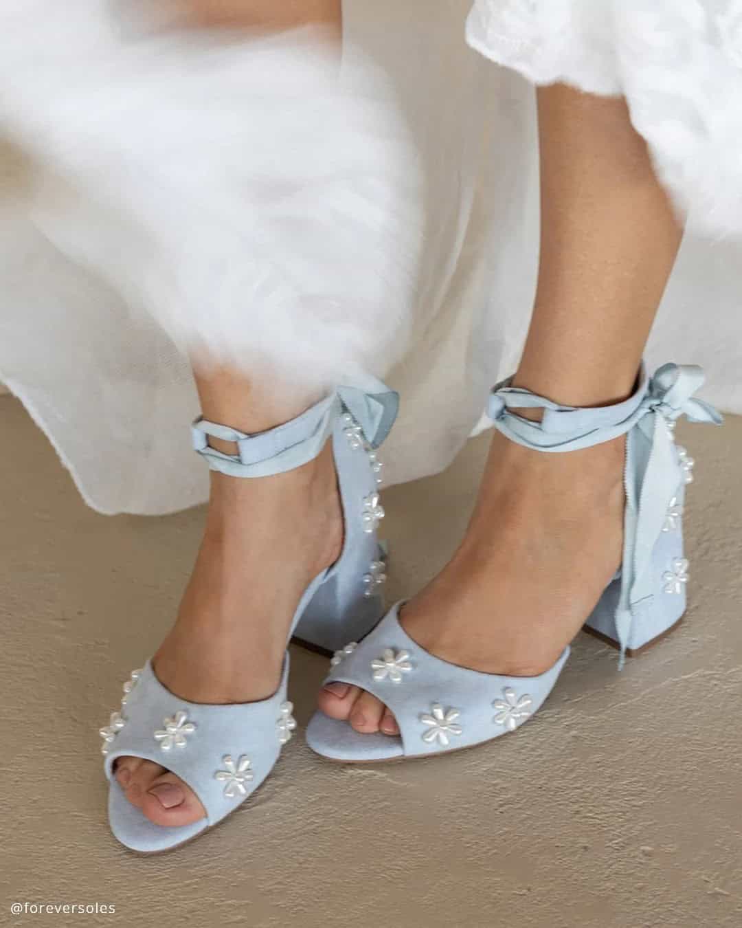 Blue Shoes For Wedding