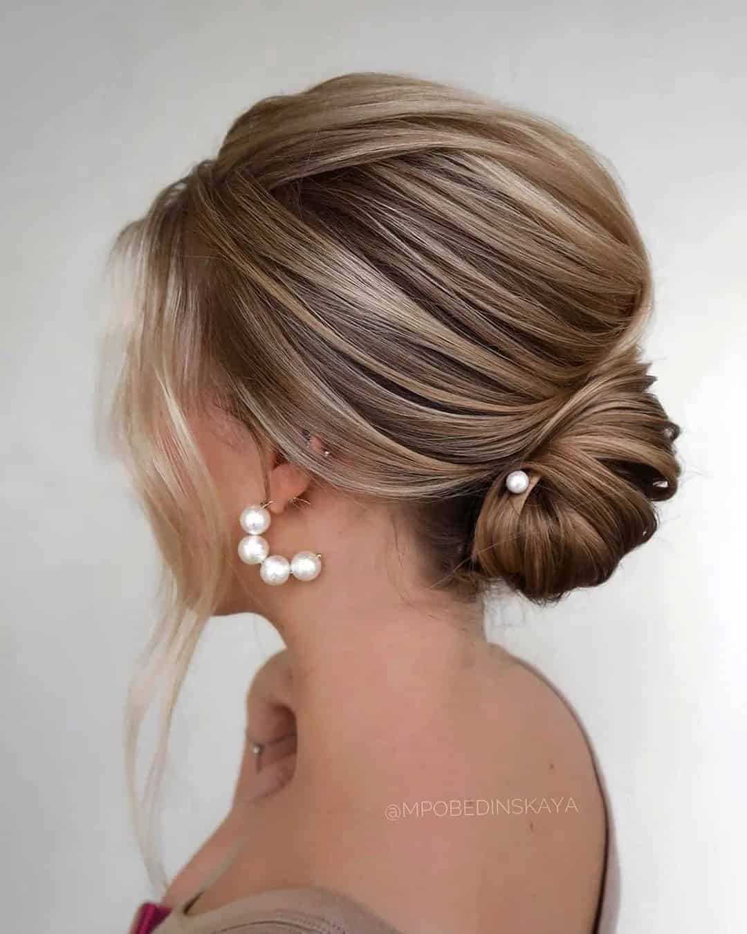 French Twist Wedding Updo