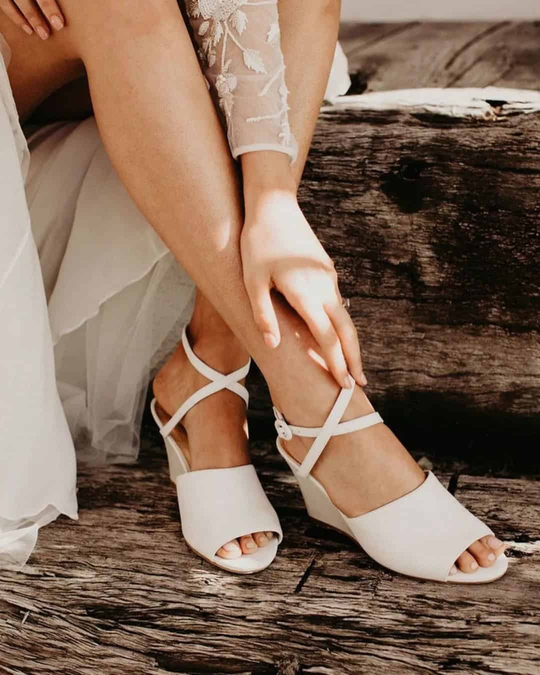 Wedge Wedding Sandals