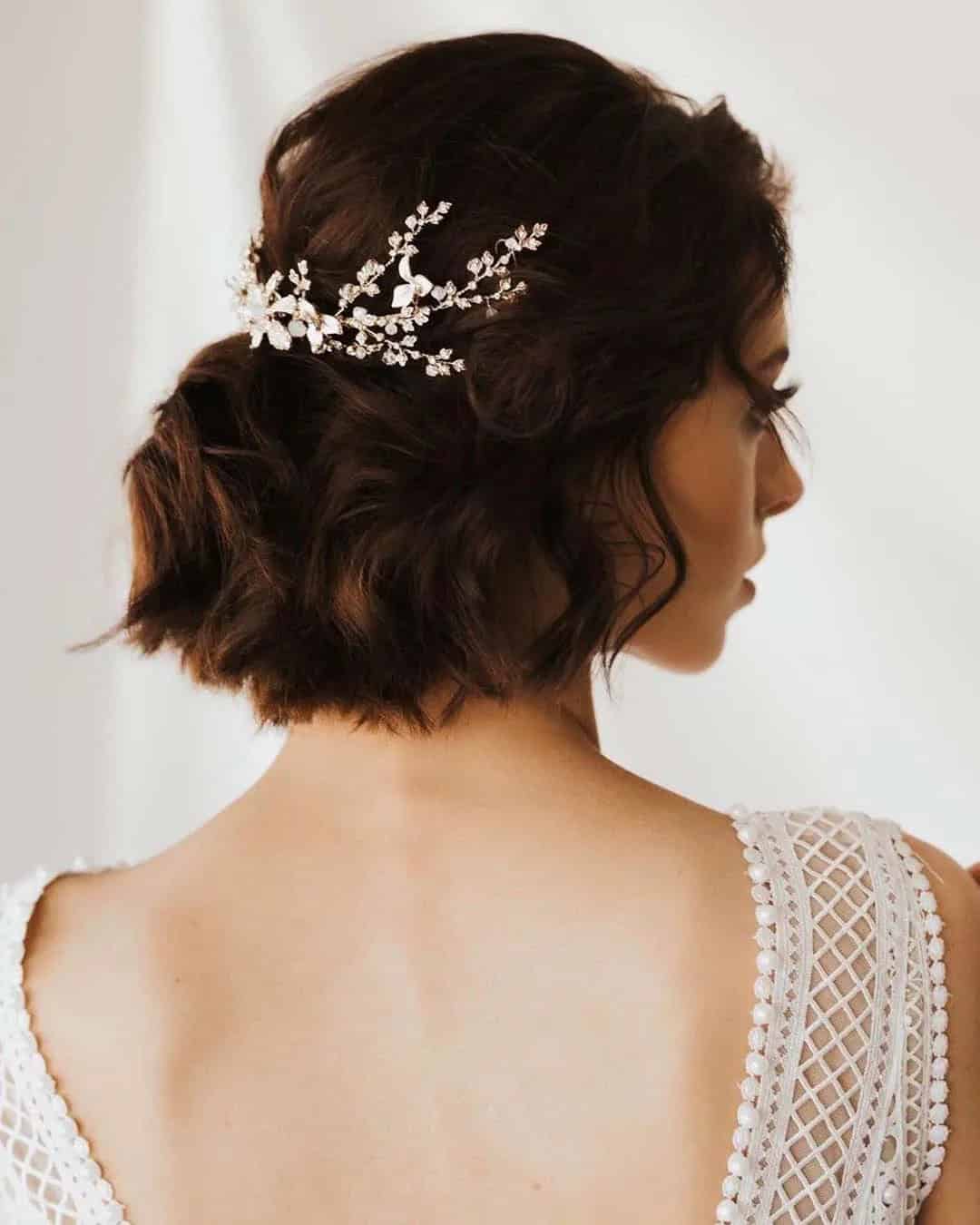 Wedding Hair Accessories for Short Hair