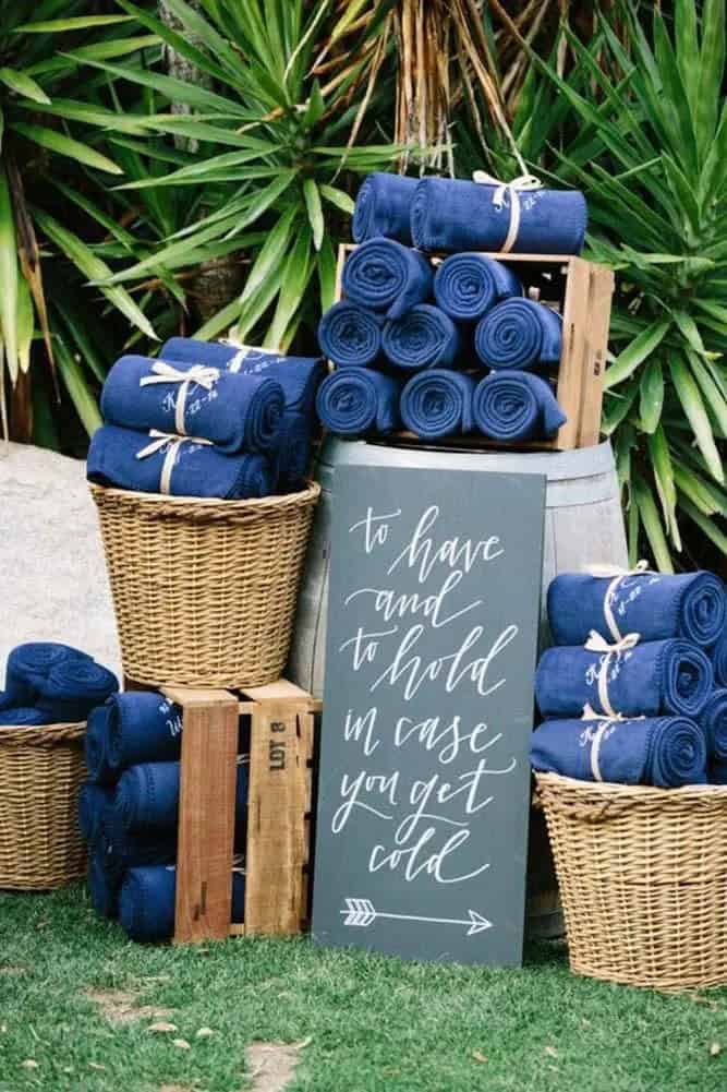 Wedding Favor Ideas in Blue Color