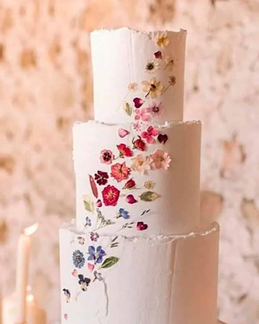 Hand-Painted Wedding Cakes