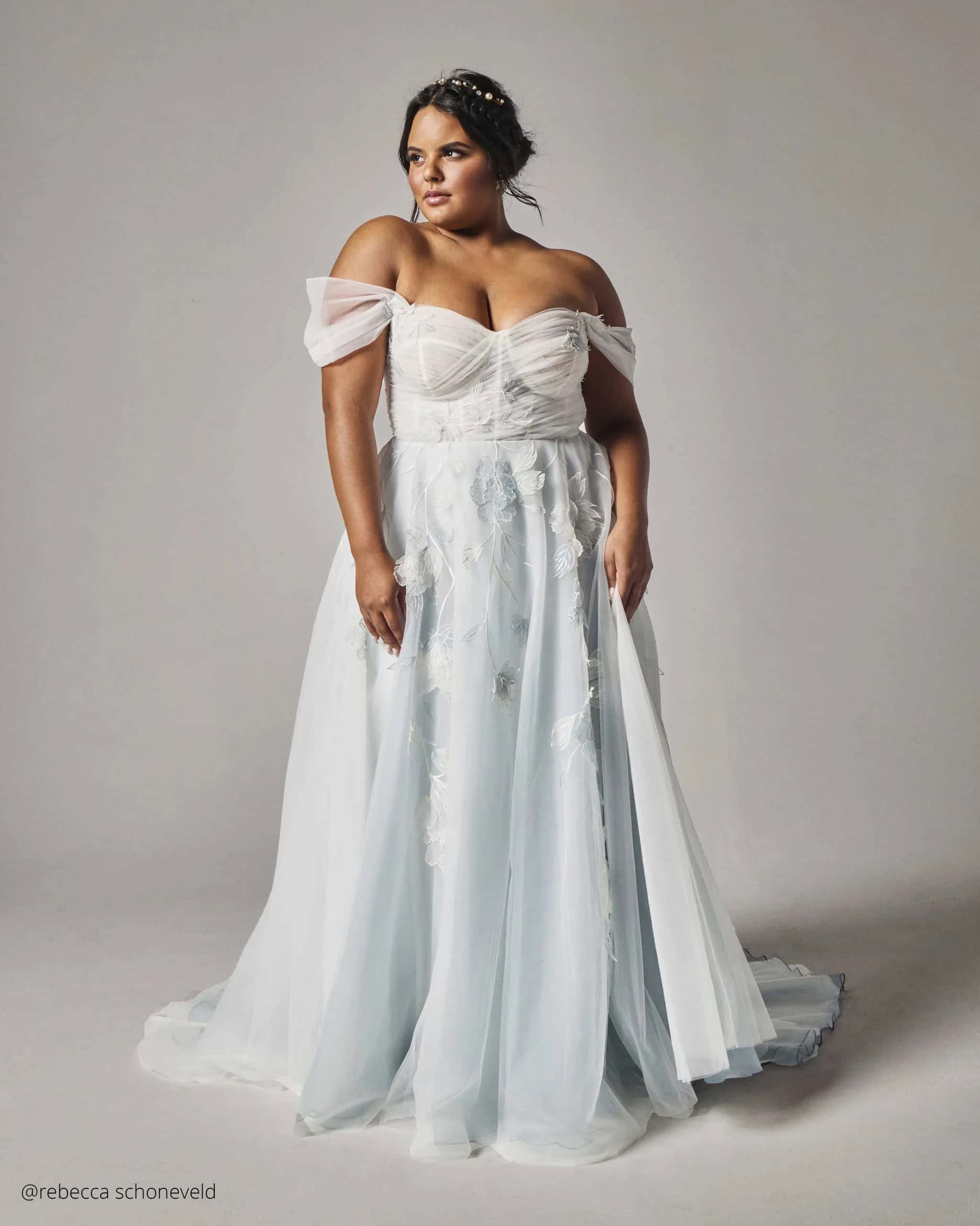 Colorful Unique Plus Size Wedding Dresses