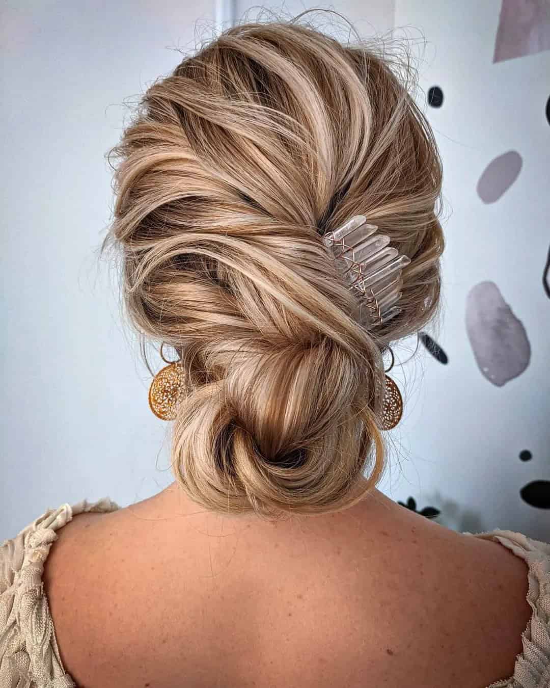 French Twist Wedding Updos