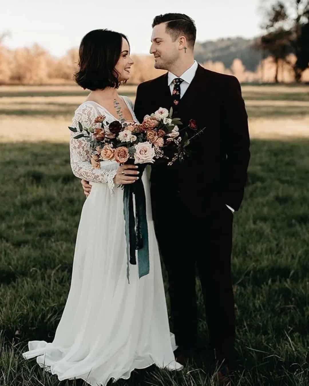 Black Wedding Bouquets