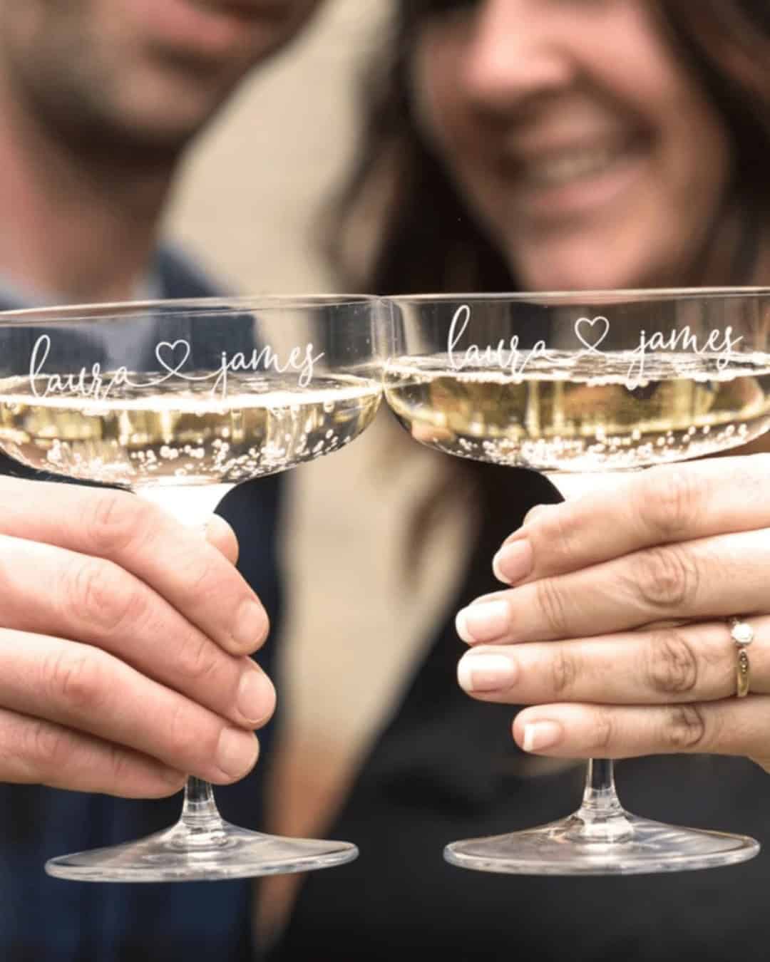 Bridal Wedding Champagne Glasses