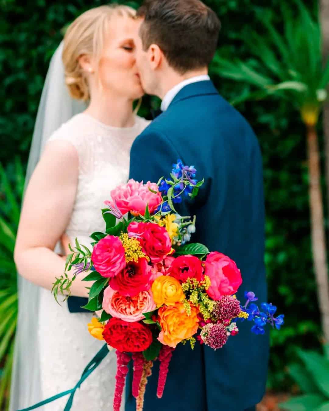 Bright and Colorful Summer Wedding Bouquets