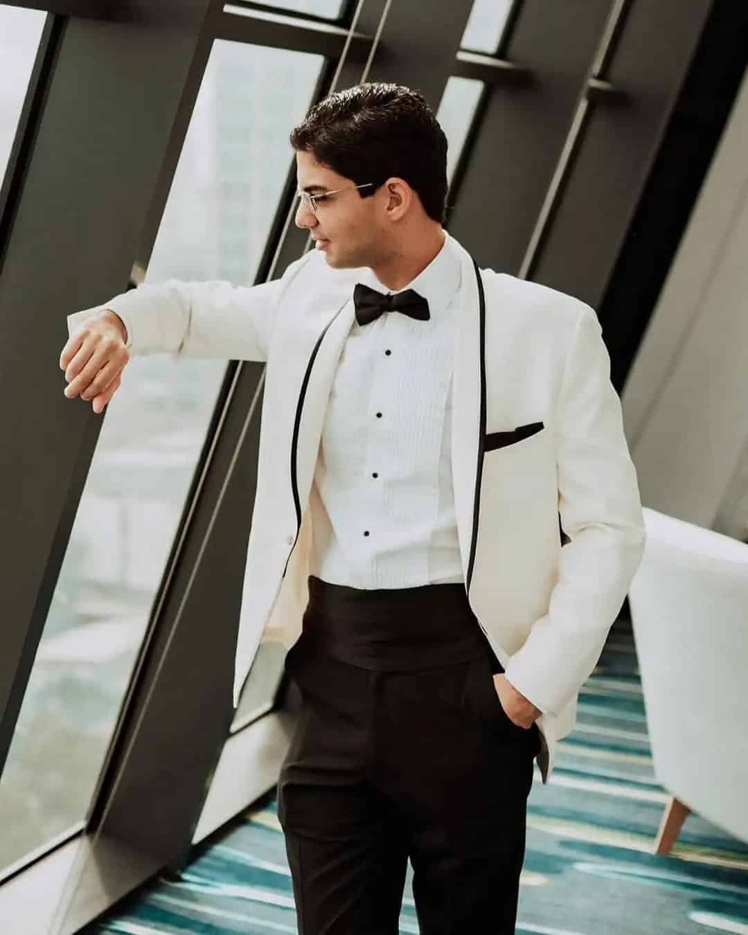 Black And White Attire for Men