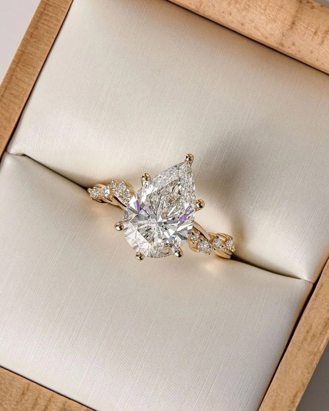 Marquise & Pear Cut Engagement Rings