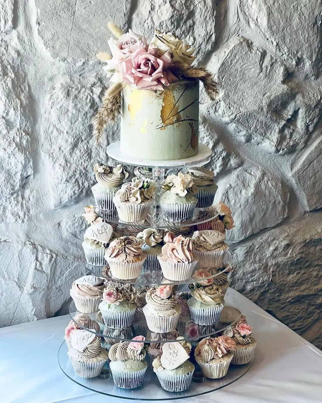 Beautiful Cupcakes Like Wedding Cake Alternatives