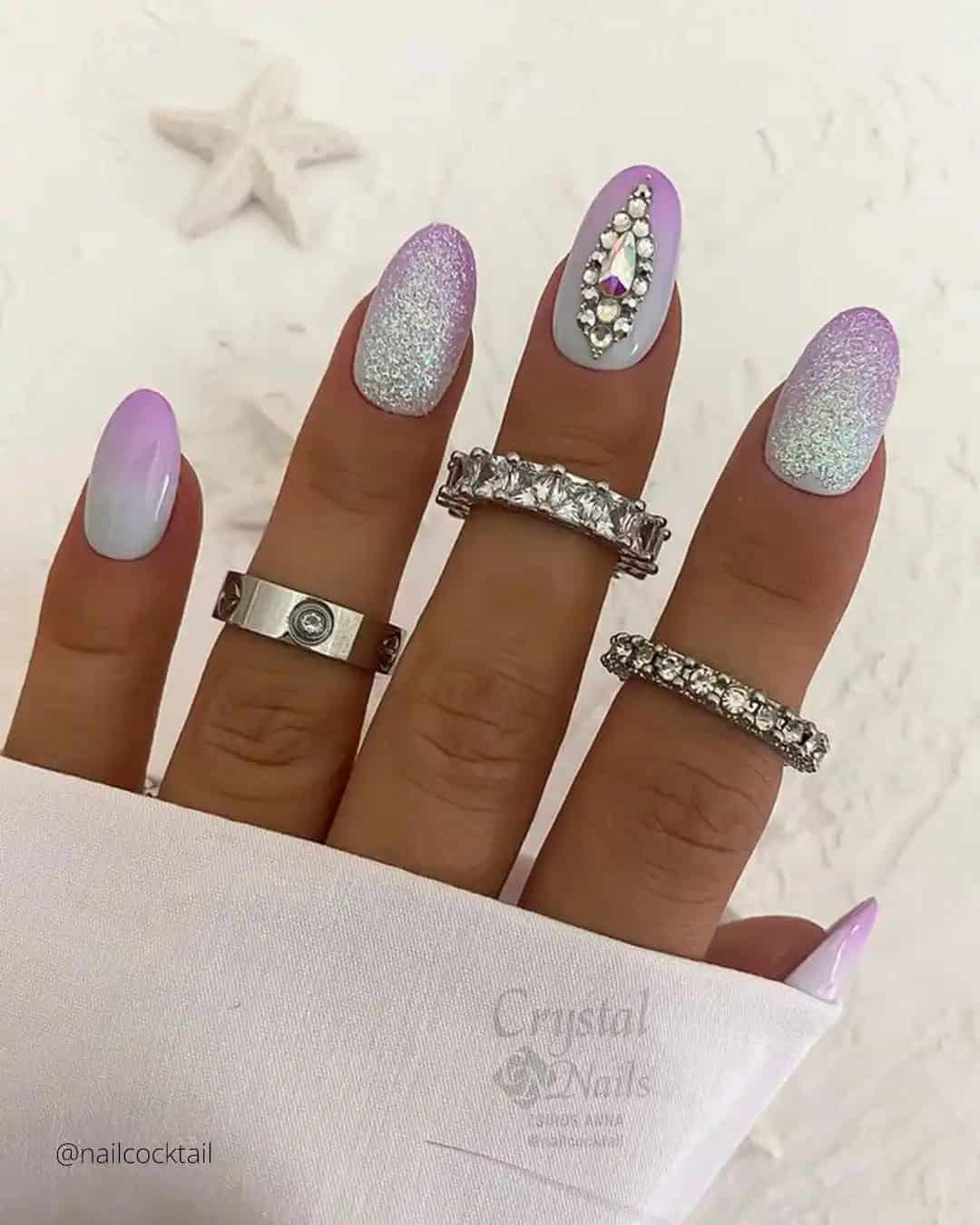 Spring Ombre Nails Designs