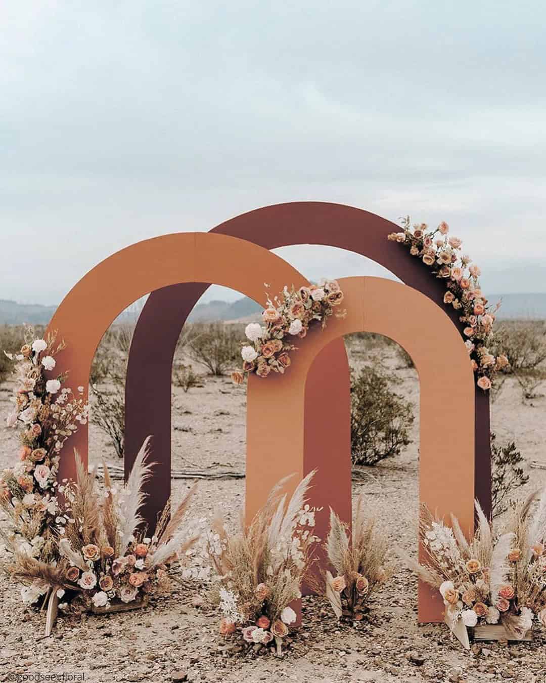 Rust Wedding Backdrops