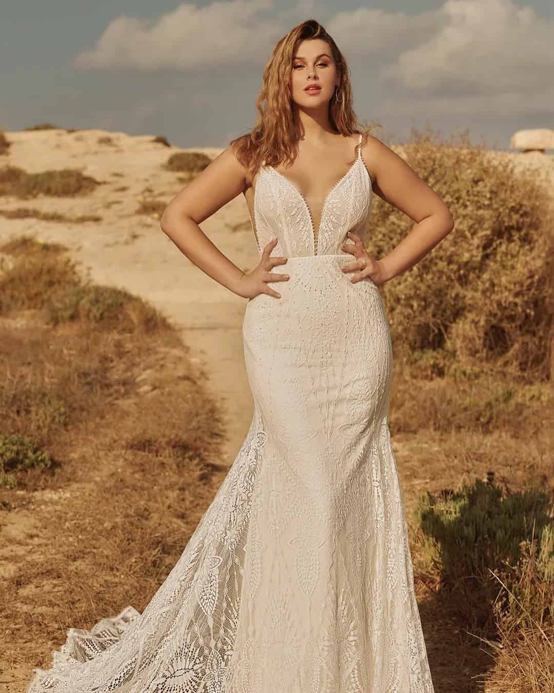 Plus Size Boho Dresses Wedding