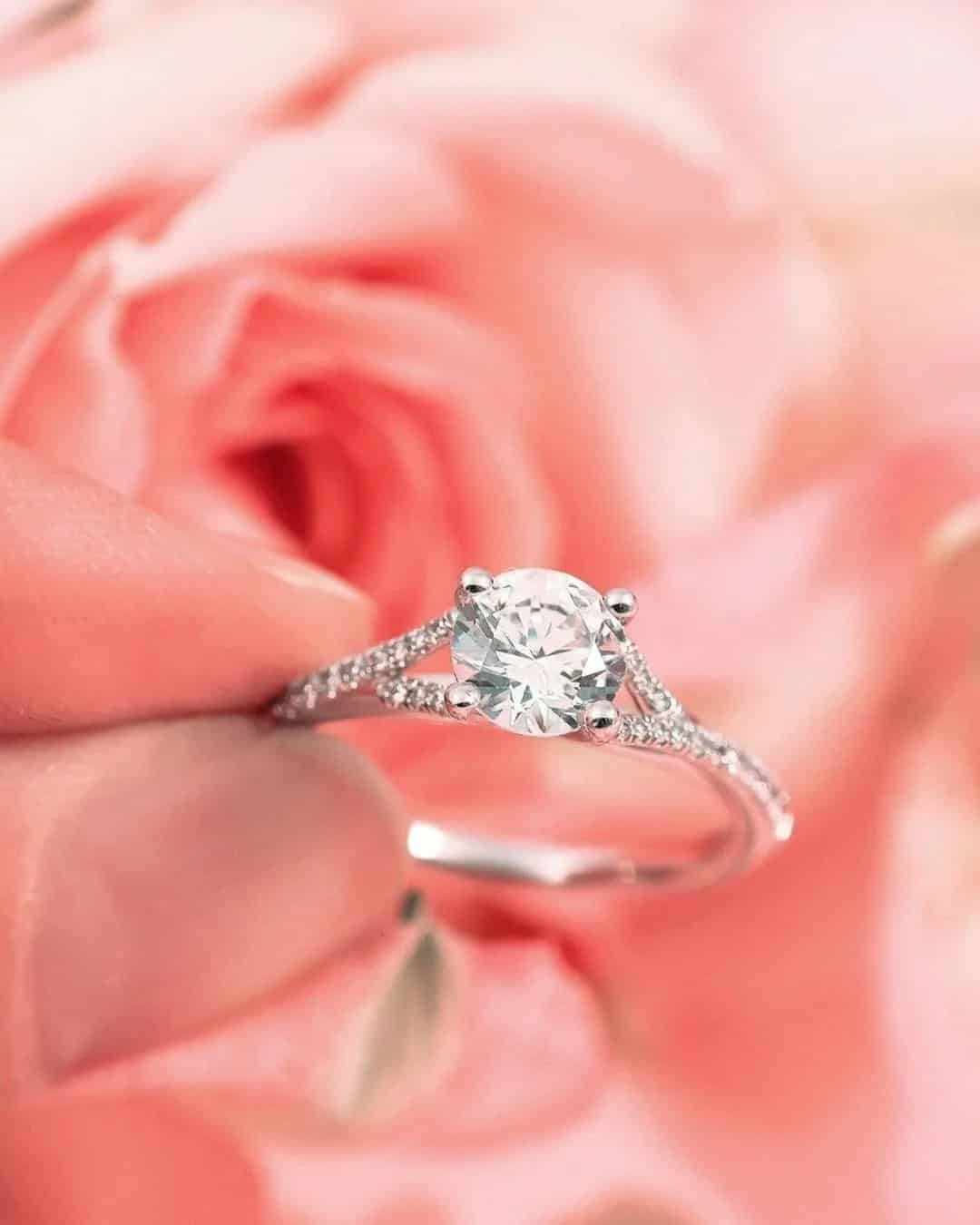 Simple Engagement Rings