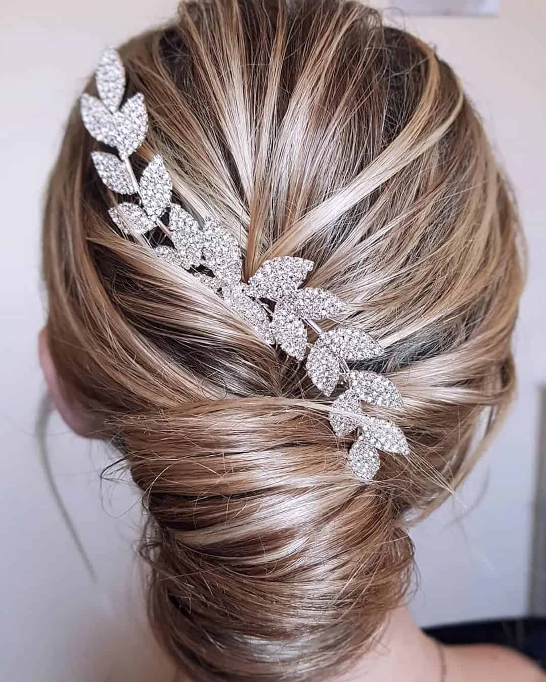 French Twist Wedding Updo