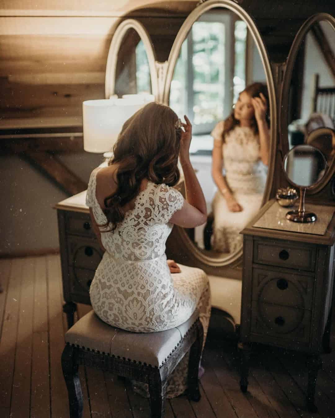 Creative Wedding Photos With Mirrors