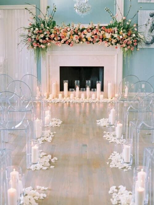 White Rose Simple Aisle