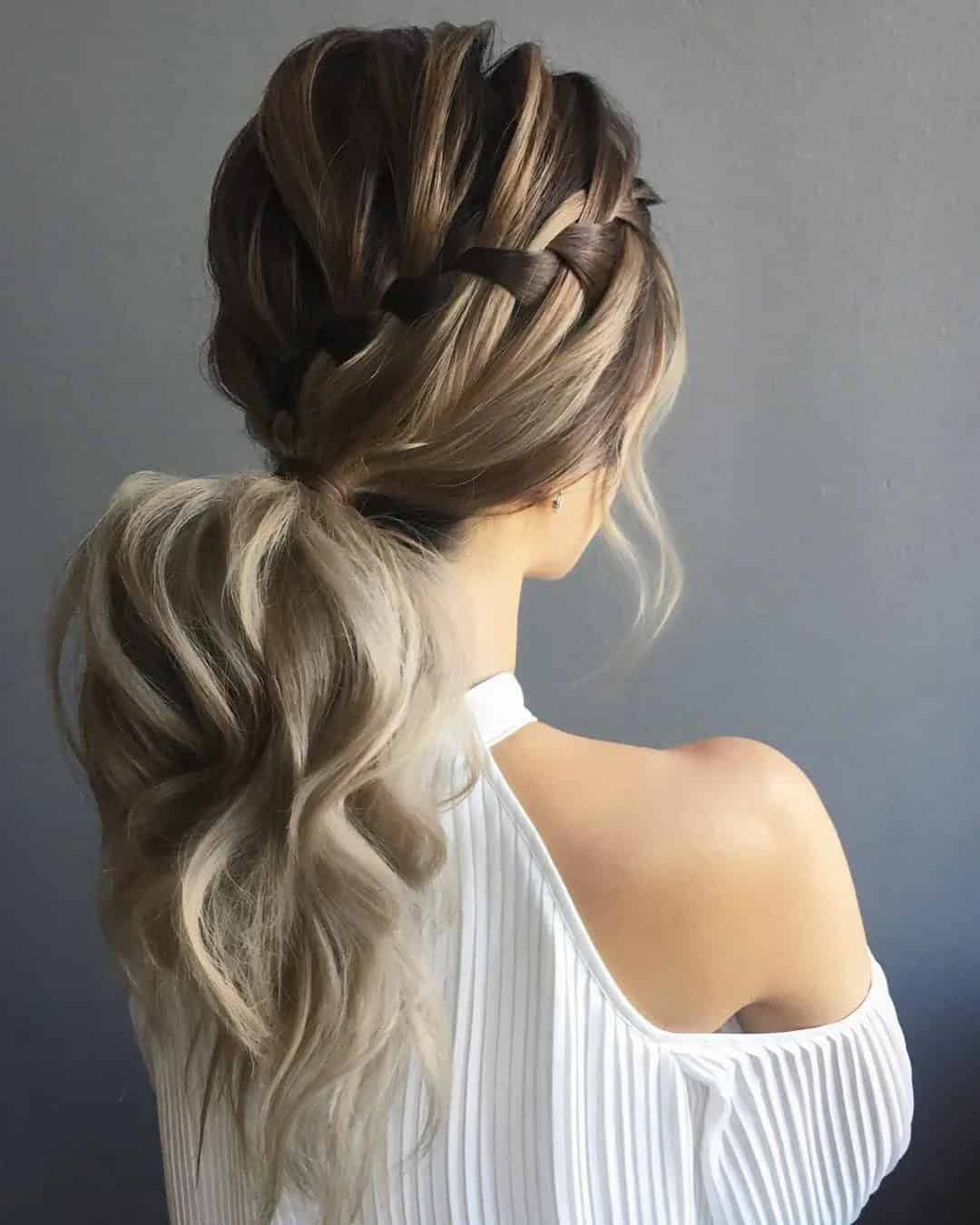 Braided Pony Tail Hairstyles