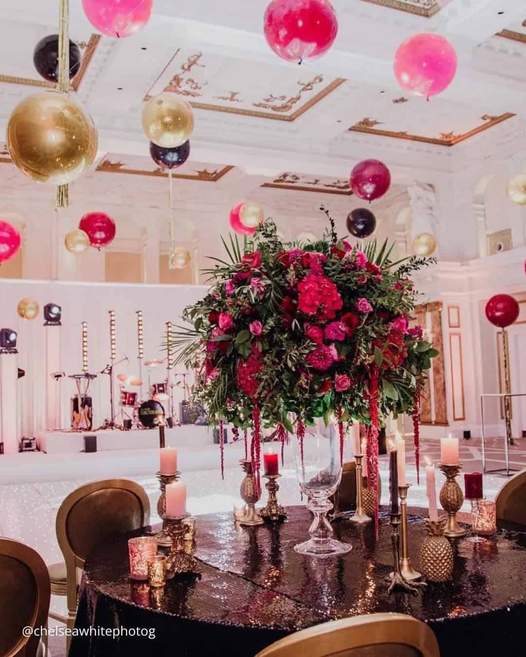 Valentine’s Wedding Ideas with Balloons