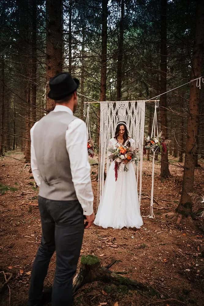 Intimate Forest Wedding Photography