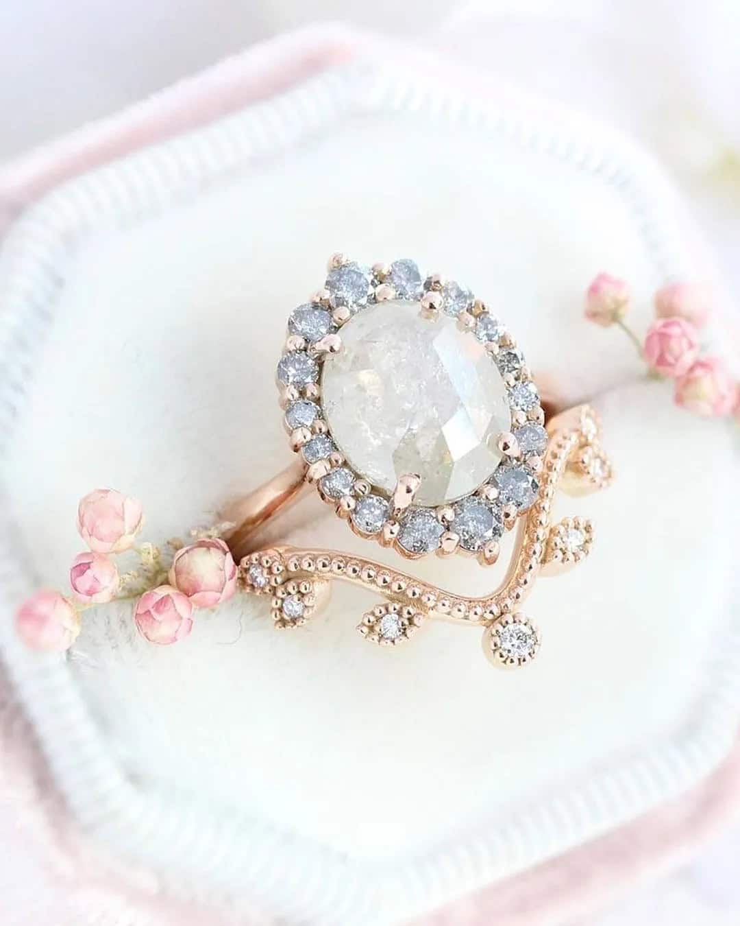 Rose Gold Vintage Bridal Sets