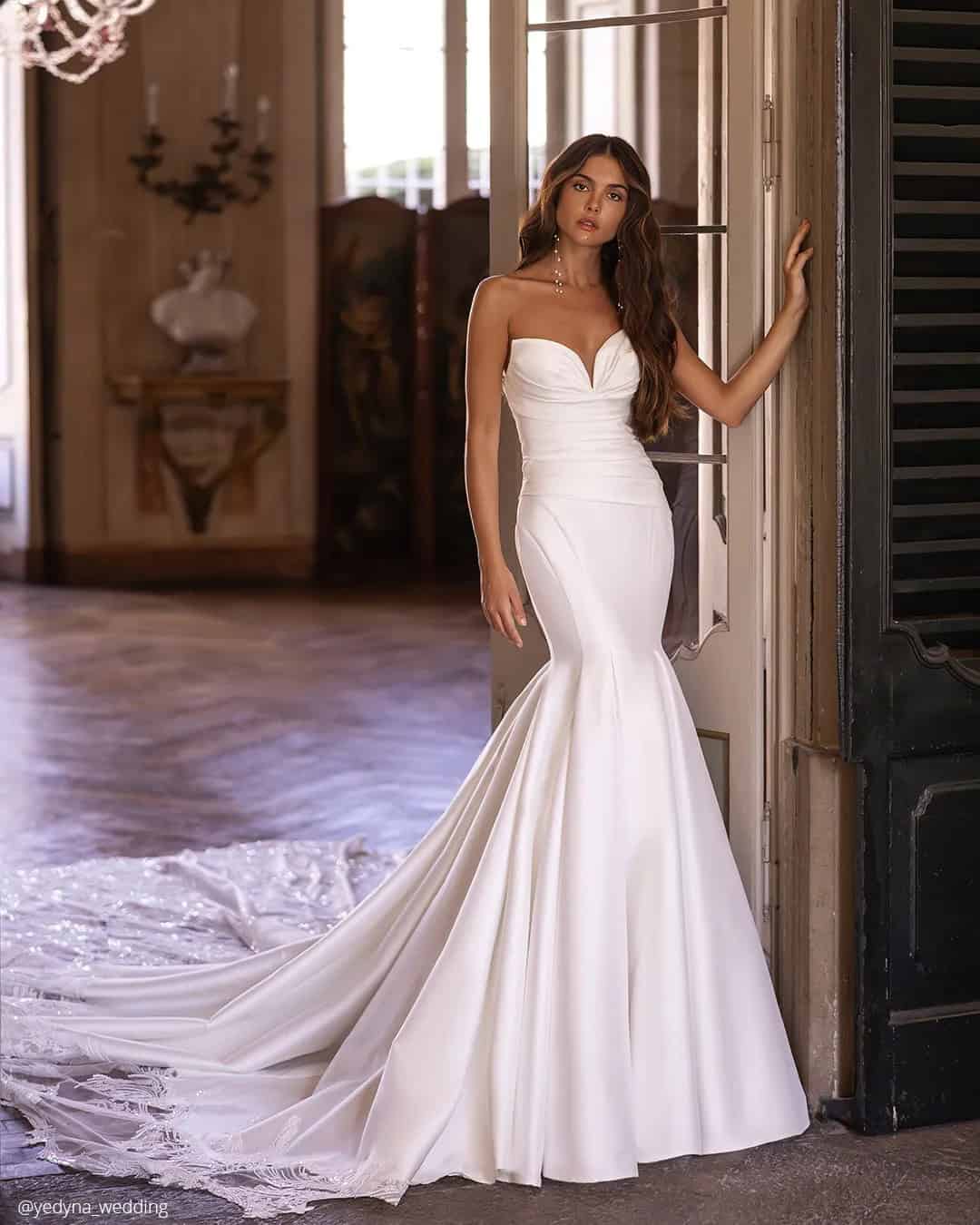 Mermaid Dresses Wedding With Train