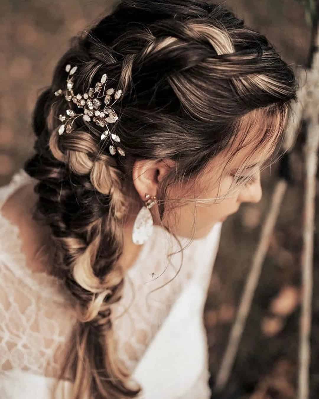 Side Braid Wedding Hairstyles