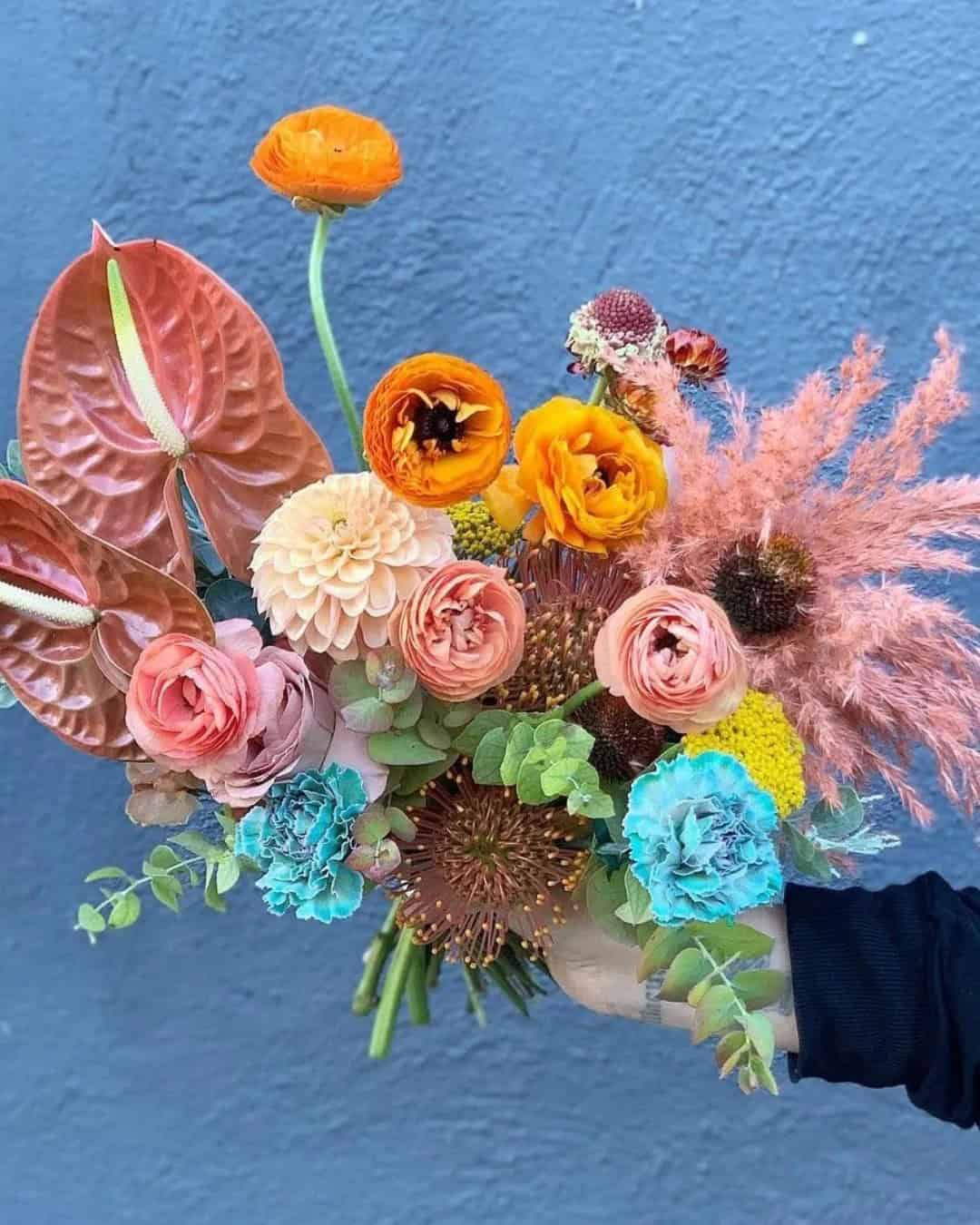 Unique Wedding Bouquets With Protea