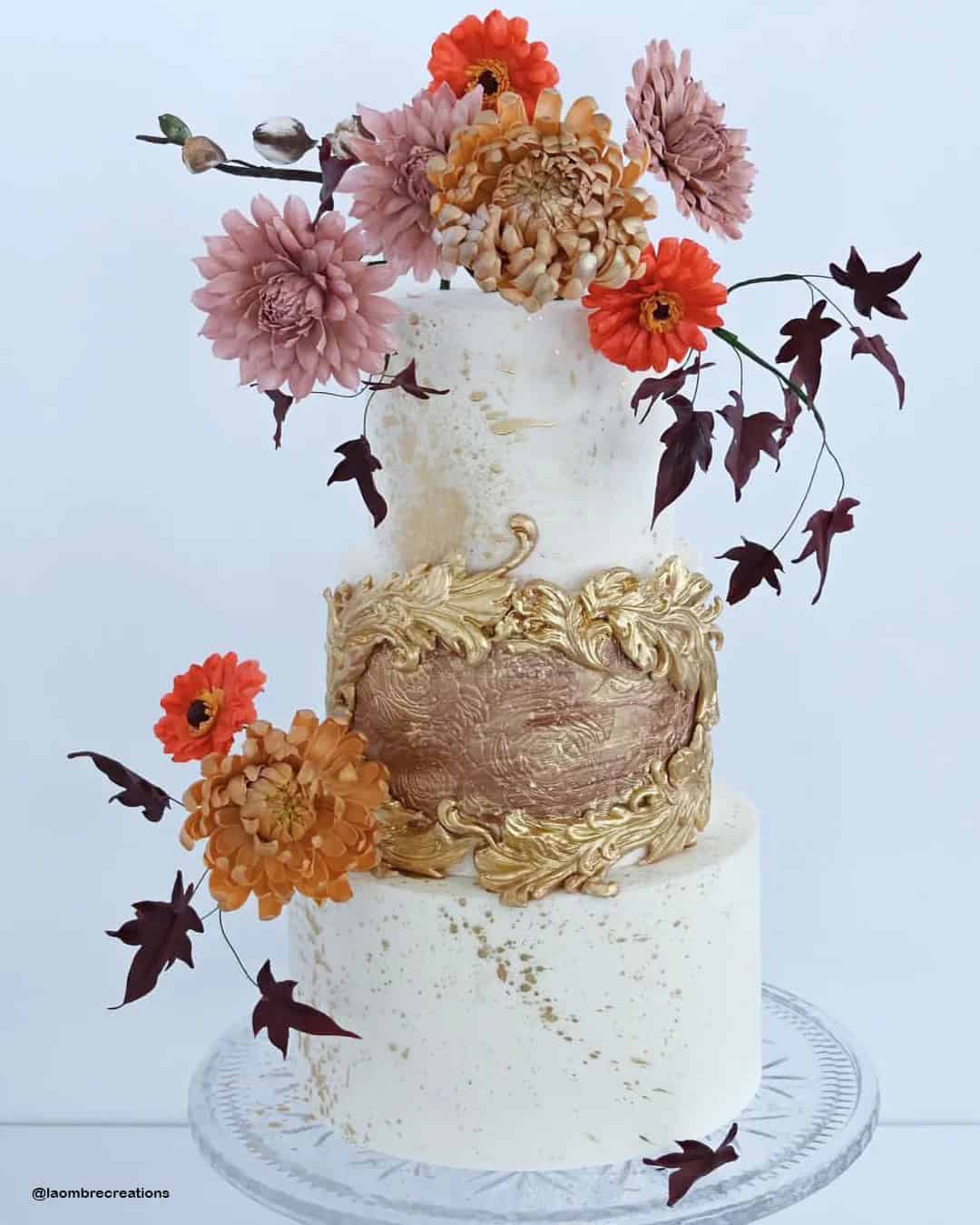 Cake Ideas With Golden Touch