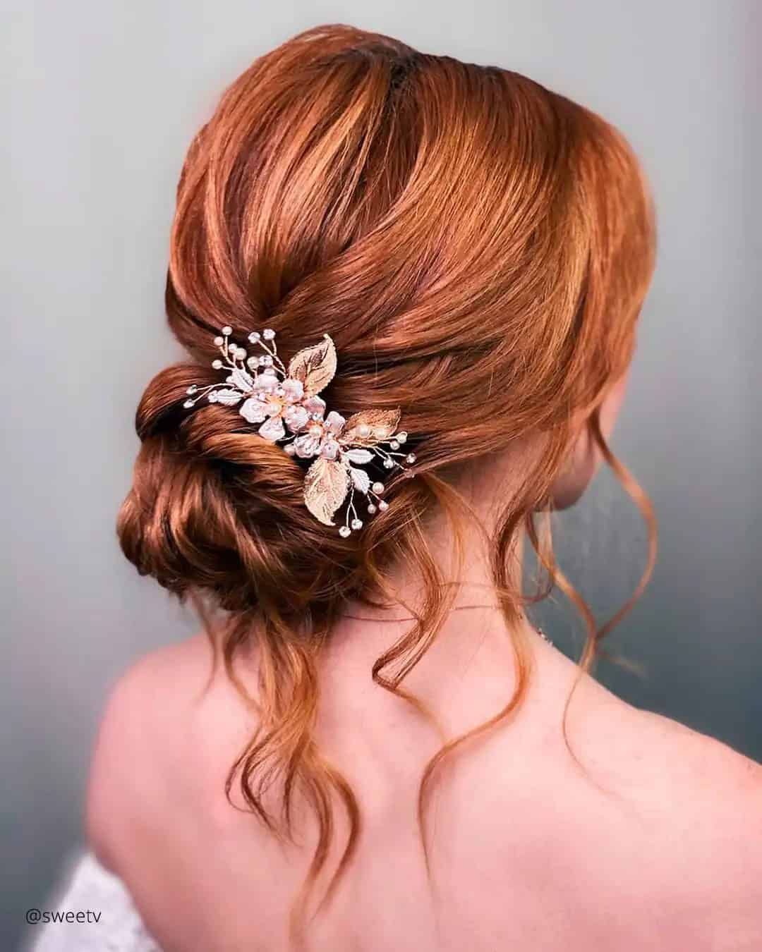 Updo Rustic Wedding Hairstyles