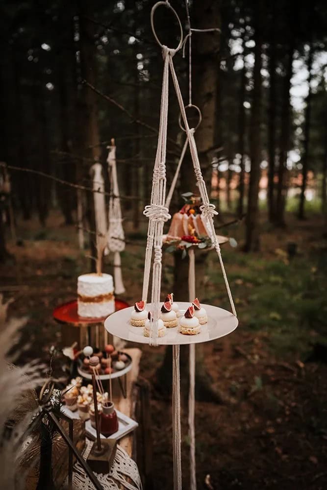 Lovely Boho Chic Dessert Table