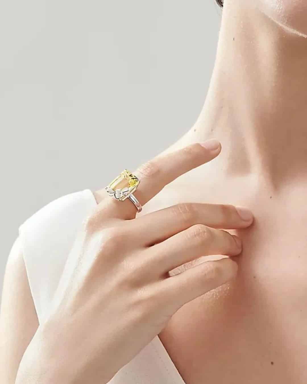 Yellow Diamond Rings