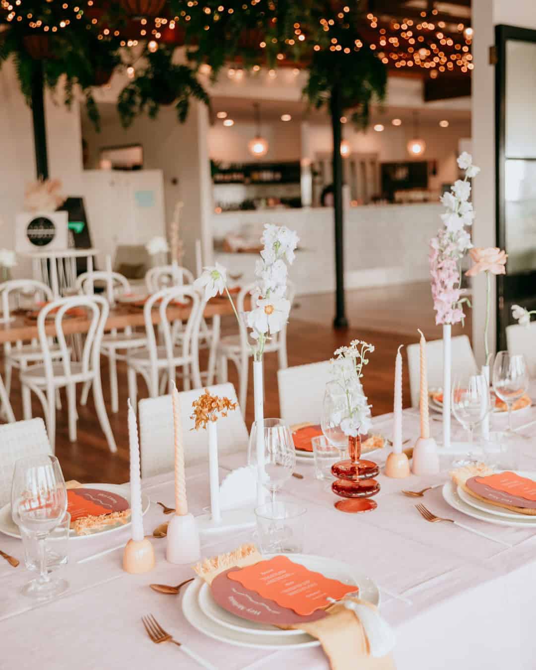 Simple Wedding Table Decorations