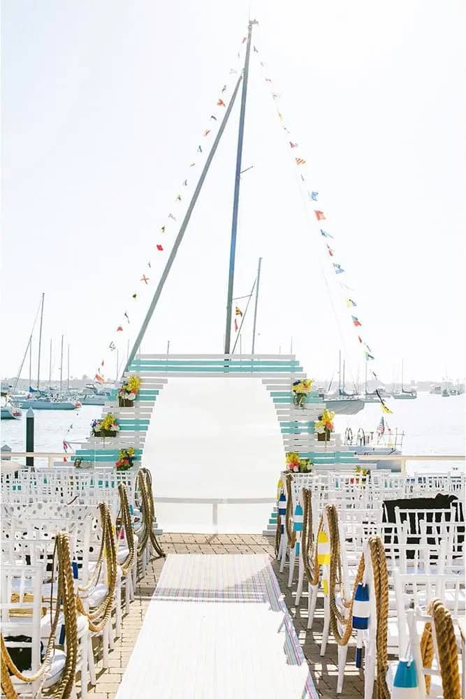 Nautical Wedding Arch Ideas