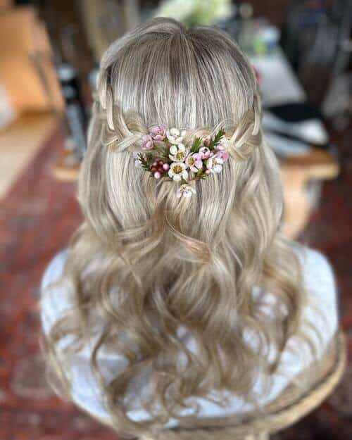 Add a floral piece