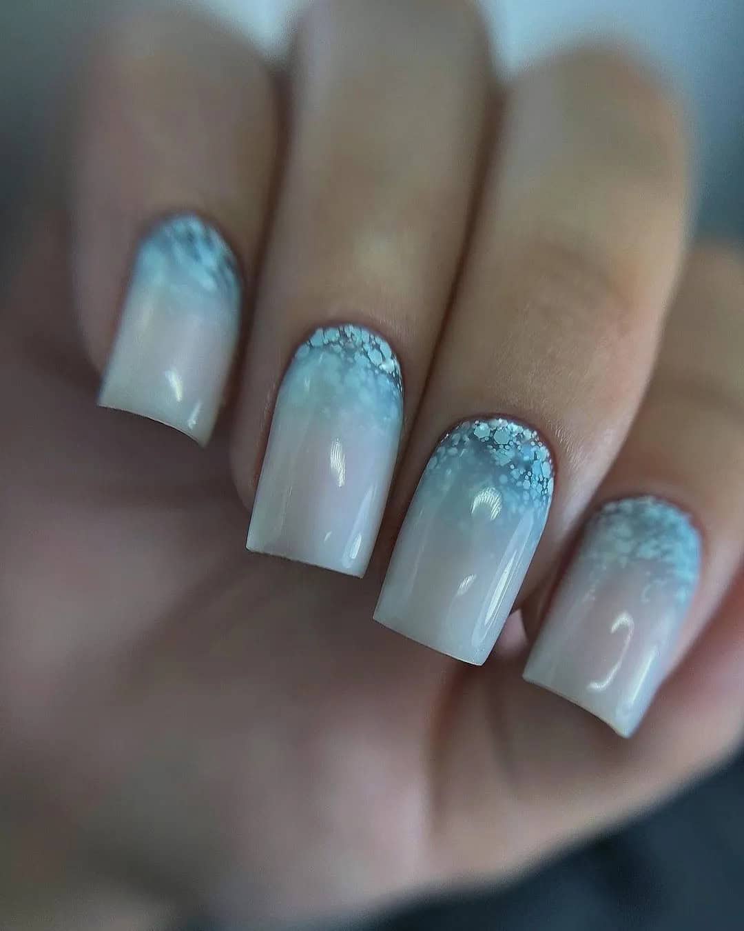 Winter Nails For Bridesmaids