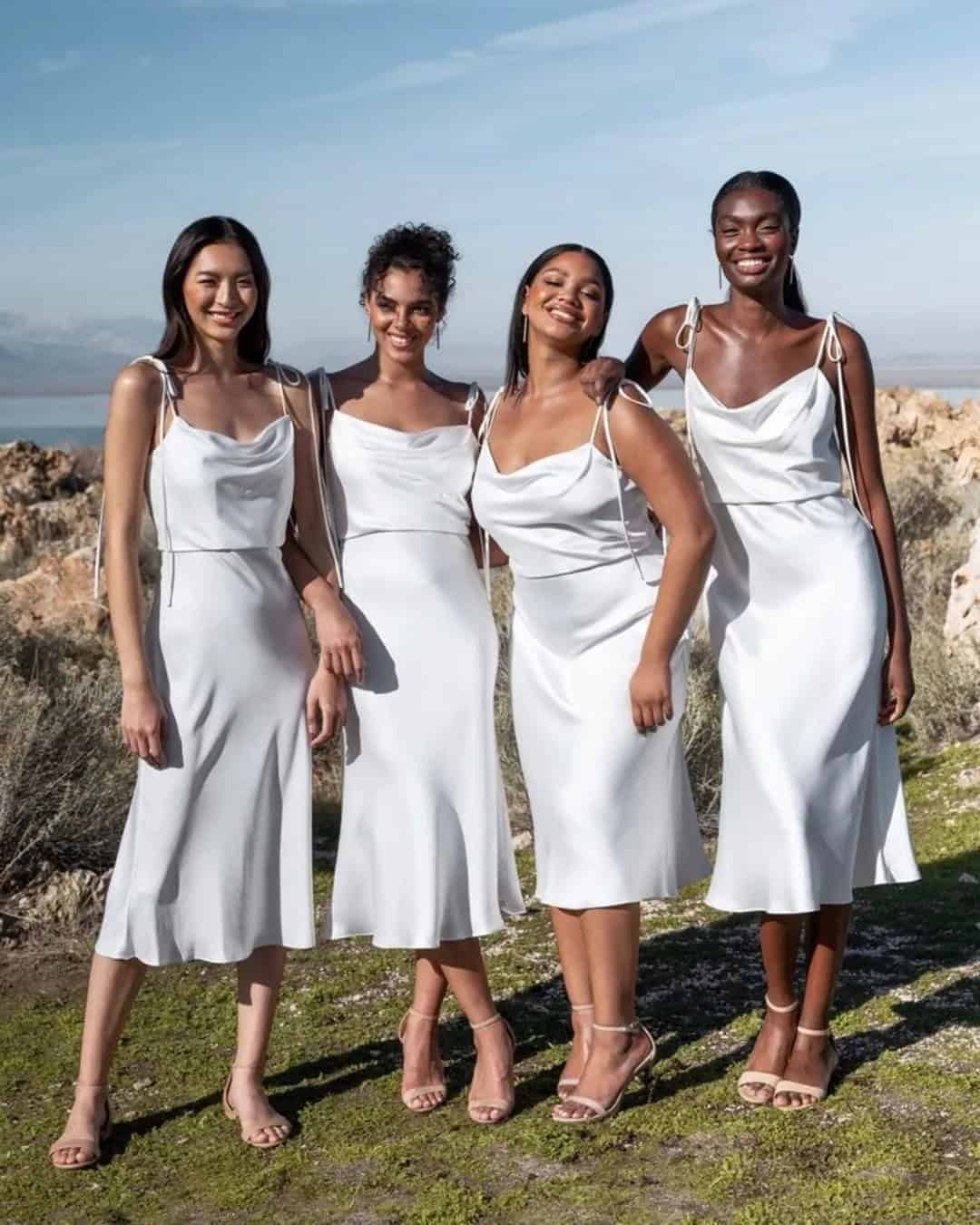 Bridesmaid Look in White