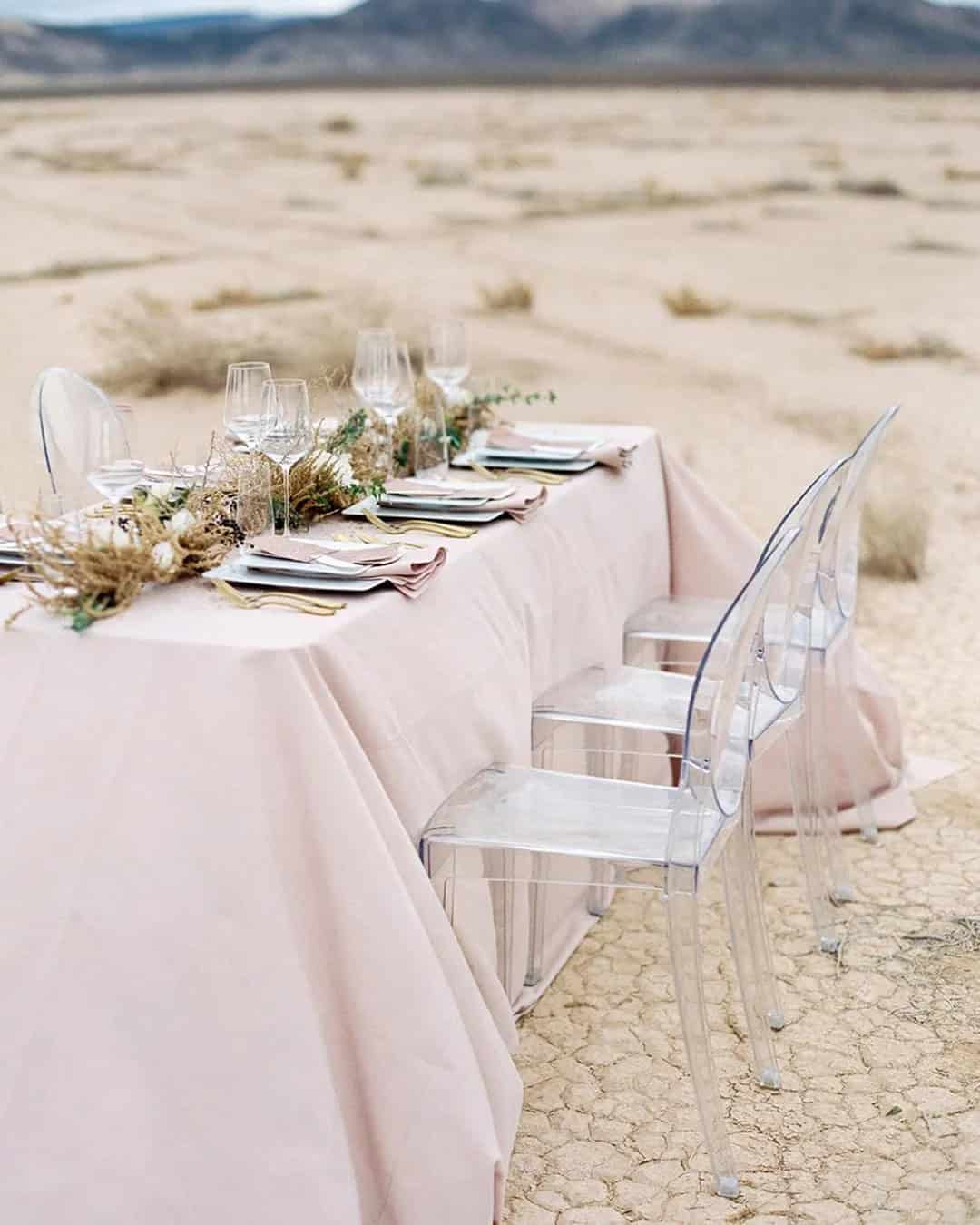 Simple Yet Chic Desert Weddings