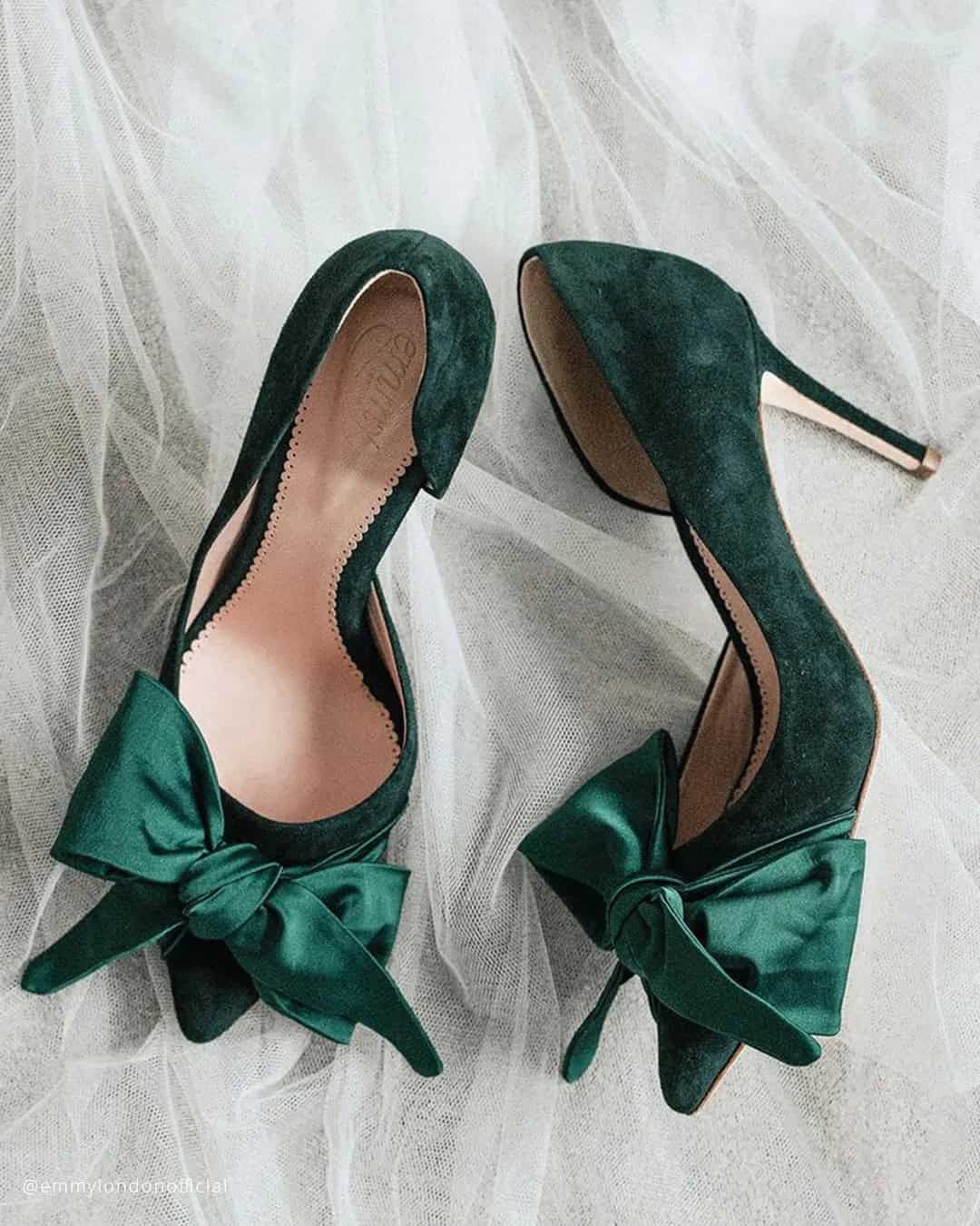 Dark Green Wedding Shoes