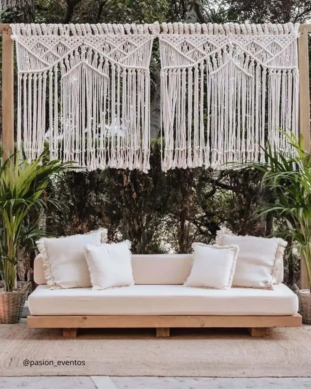 Bohemian-Inspired Macramé Backdrops