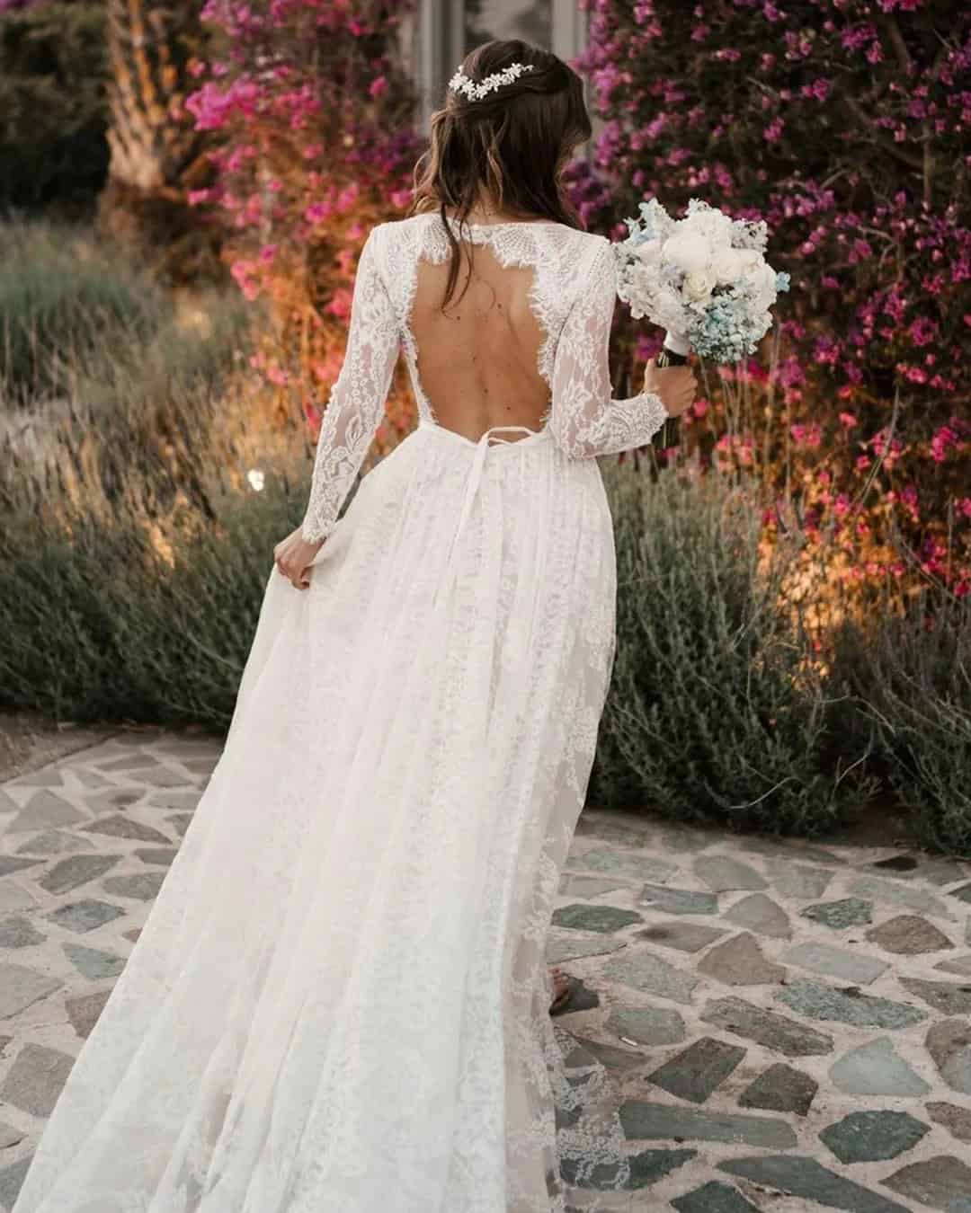 Boho Wedding Dresses With Sleeves