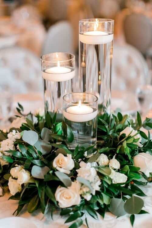 Candles in glass jars