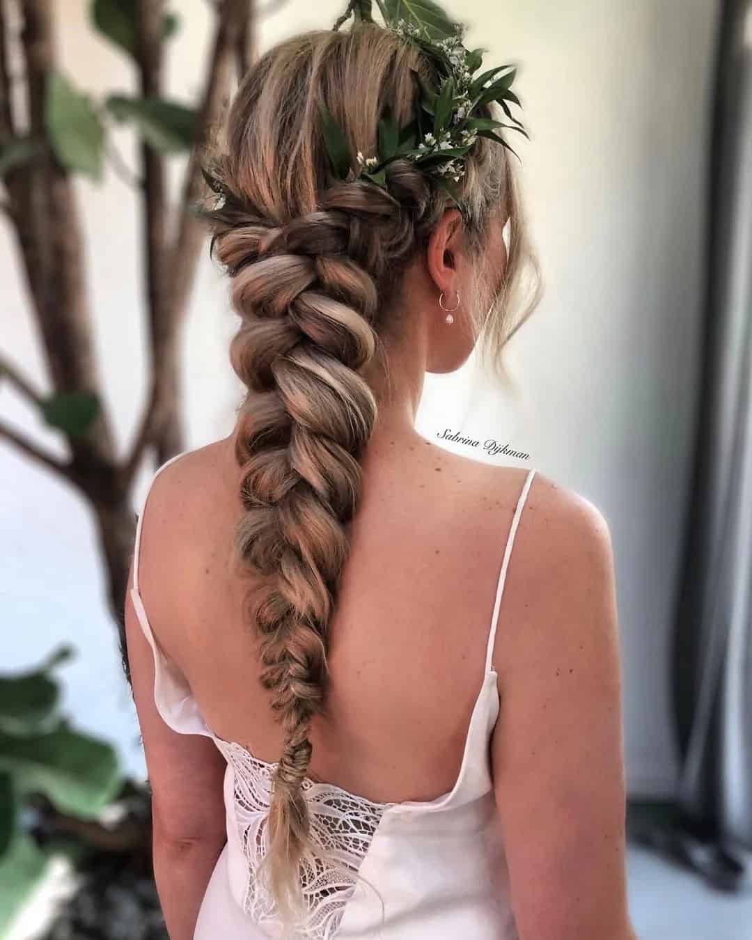 Simple Bridal Braids