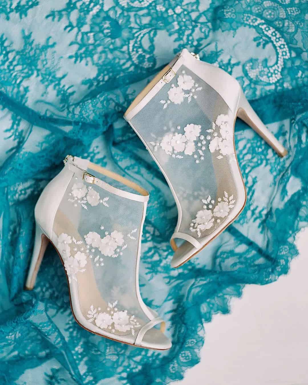 Open Toe Shoes Winter Wedding