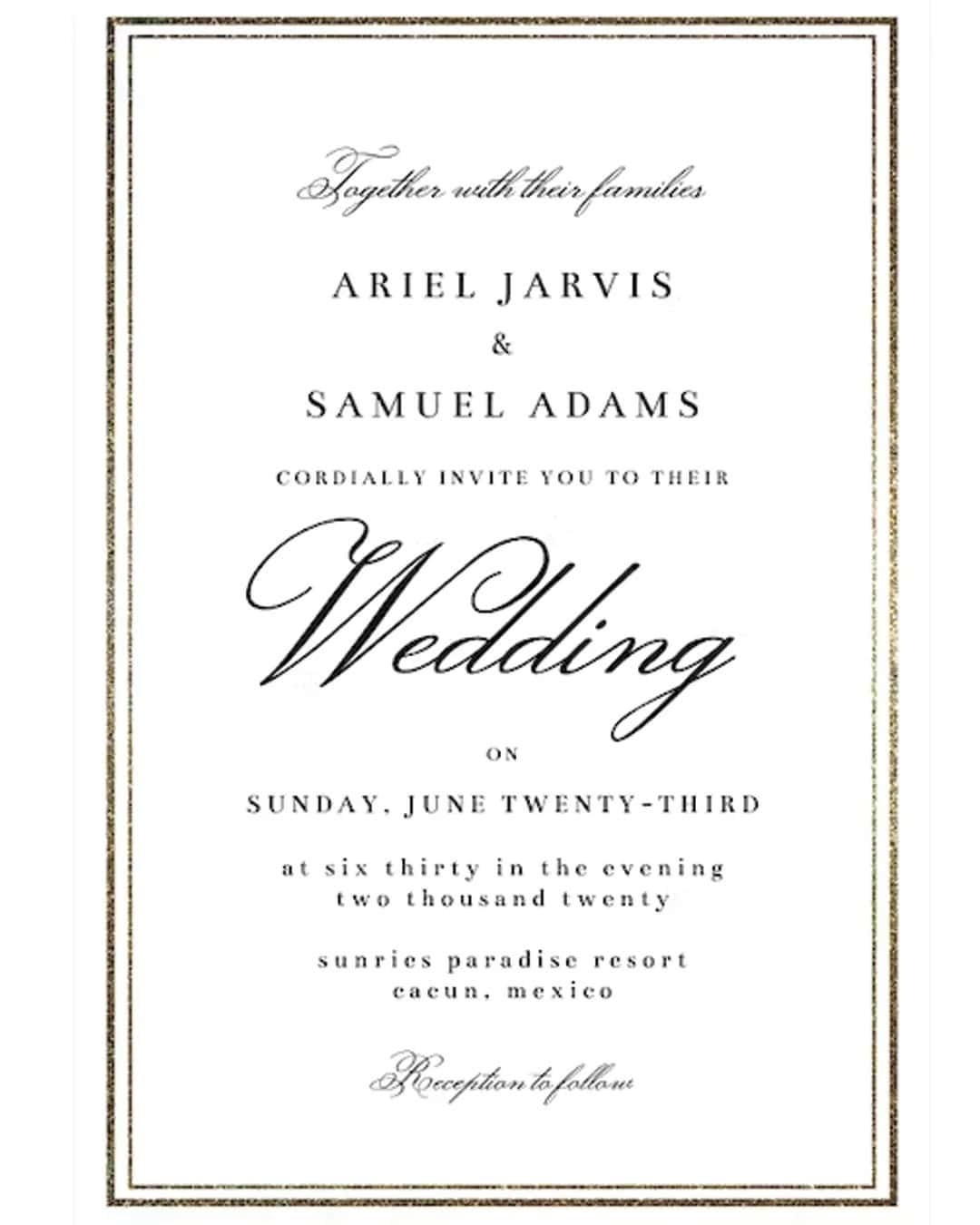 Templates for Wedding Invitations