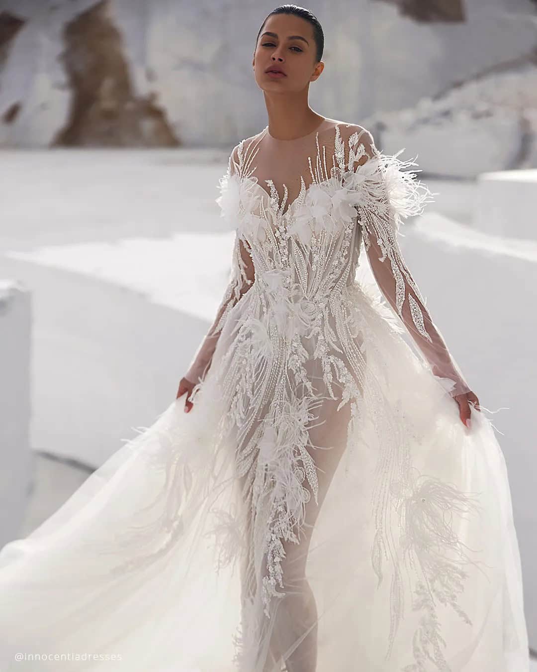 Illusion Extremely Sexy Wedding Dresses