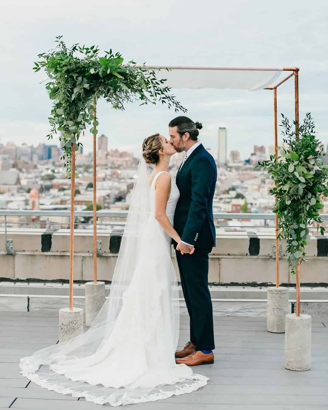 Rooftop Wedding With Stunning Views