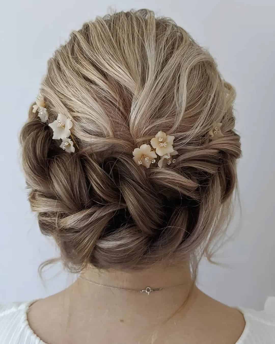 Boho Wedding Hairstyles For Medium Hair