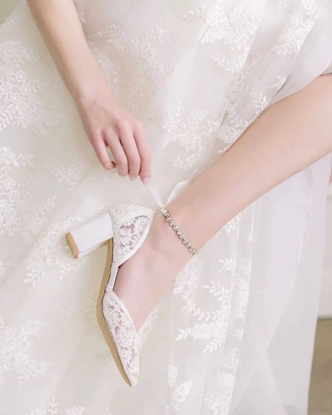 Block Heel Wedding Shoes